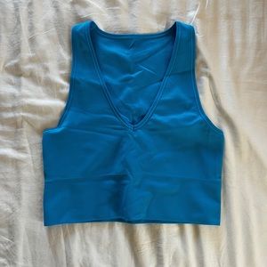 Athleta Aurora Seamless Crop Rib Tank